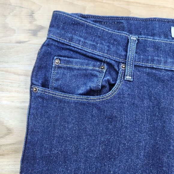 💛Levi's 515 Dark Blue Wash Bootcut Jeans Size 10/30 - Picture 8 of 10